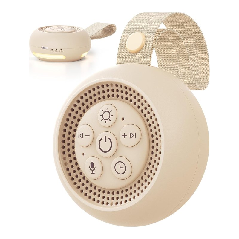 Afuosy Máquina de Ruído Branco com Gravação de Voz e 16 Sons