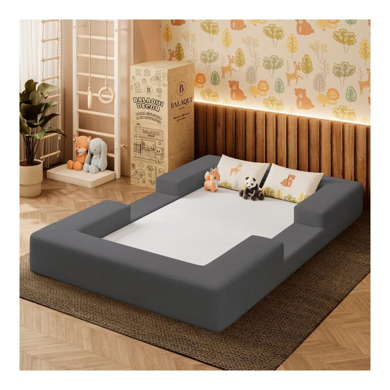 Balaqui Decor Mini Cama Montessoriana Little Hugs 100% Espuma