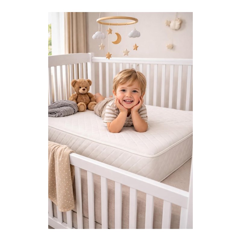 LinoFlex Colchão para Berço Americano 130 x 70 x 10 cm Antialérgico