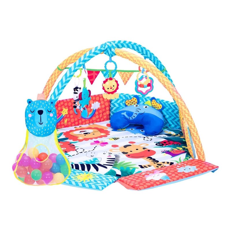 Maxi Baby Tapete Ginásio com Bolinhas Party Azul