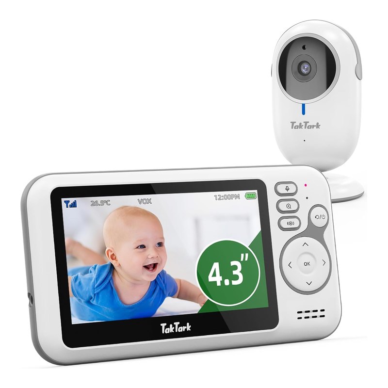 TakTark Babá Eletrônica BM612 Tela 4,3 Polegadas